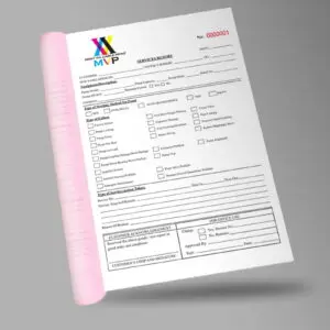 A4 Bill Book