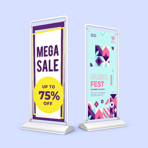 door bunting stand