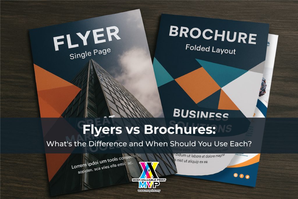 Flyers vs Brochures: What's the Difference and When Should You Use Each? 1 flyer vs brochure whats the difference cand when shoud you use each