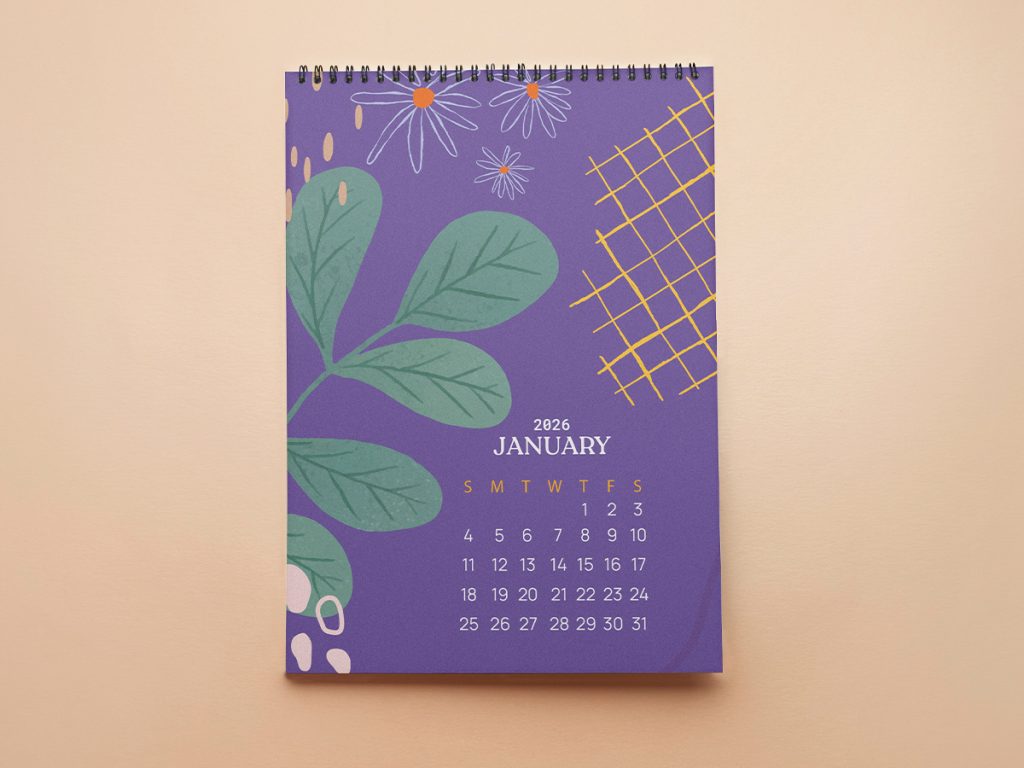 Calendar 2026 6 Wire O Wall Calendar