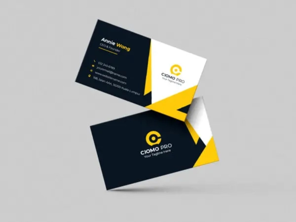 Designing Corporate Business Cards That Impress Clients: A Step-by-Step Guide with Most Valuable Print 1 Choose your brand identity and tagline for creative business card design