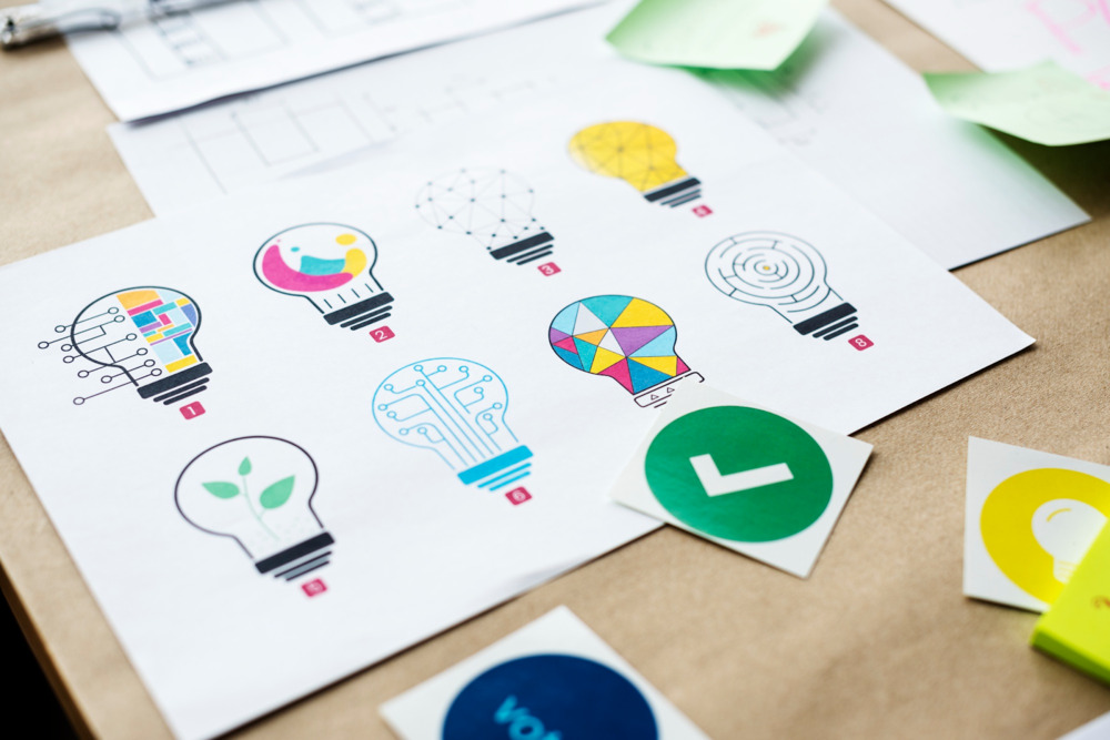 Custom stickers for branding and marketing