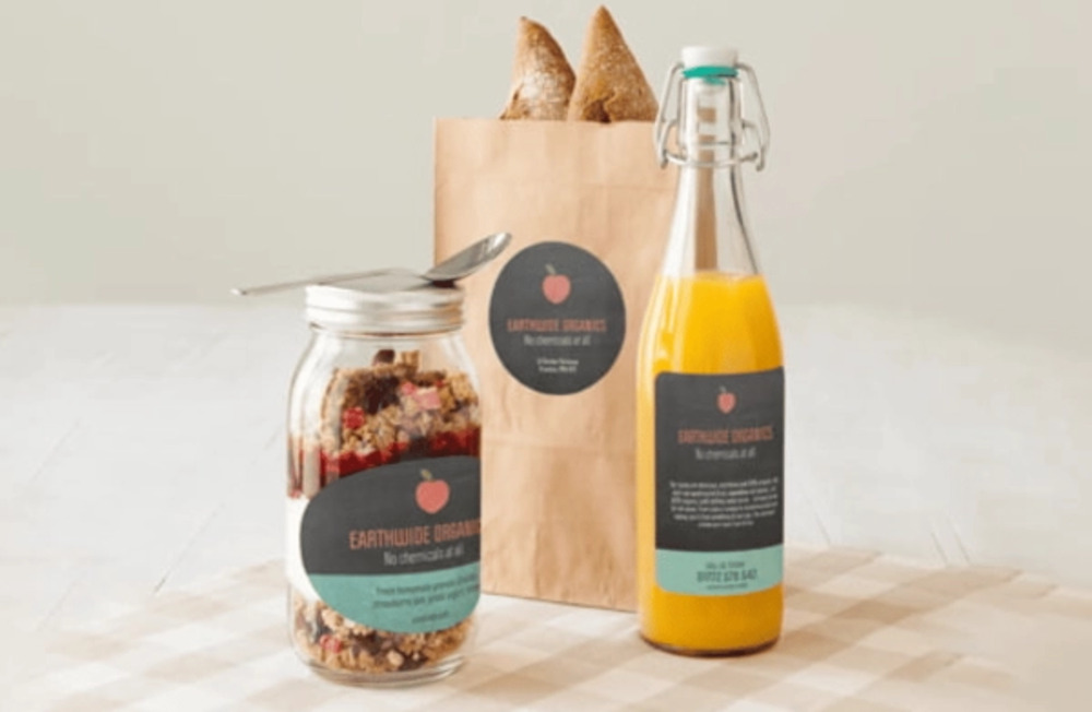 Sticker material for businesses’ product packaging
