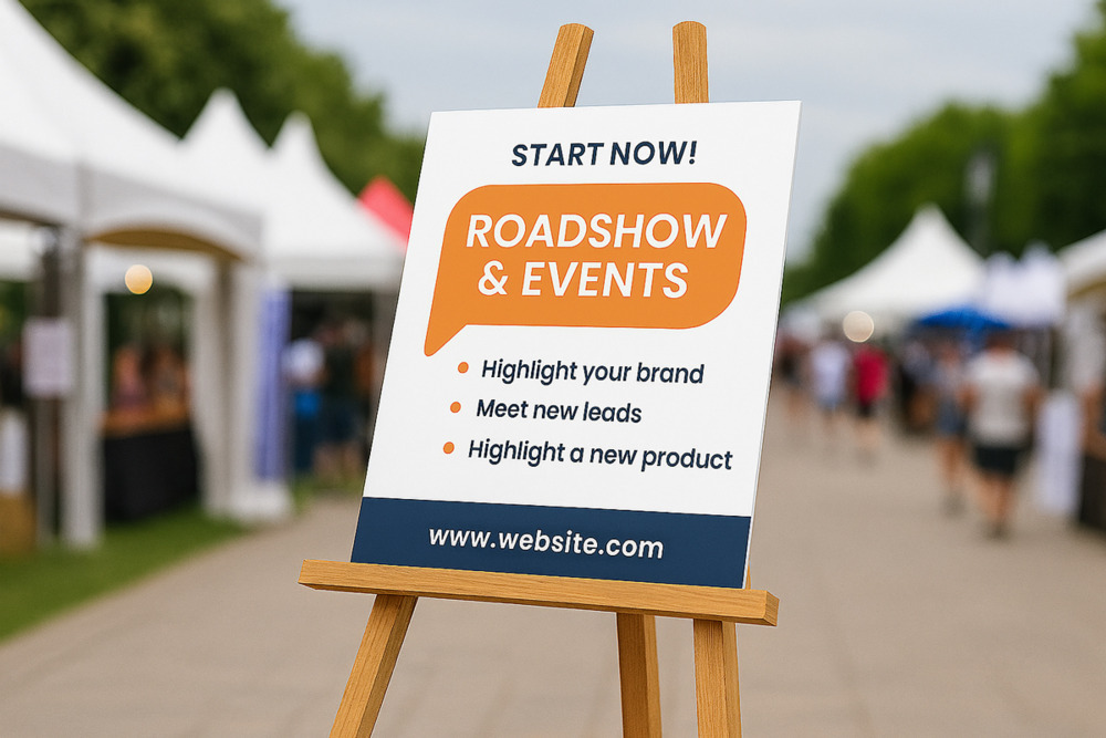 MV Print’s foam board displays for campaigns and events
