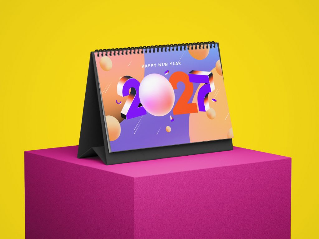Desk Calendar 2027